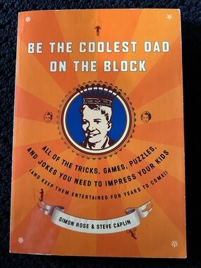 Be The Coolest Dad On The Block — Orange Paperback Book